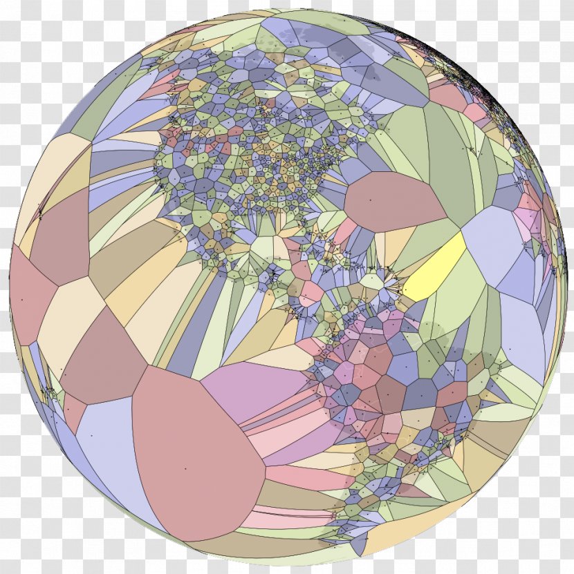 Voronoi Diagram Partition Of A Set Plane Tessellation Transparent PNG