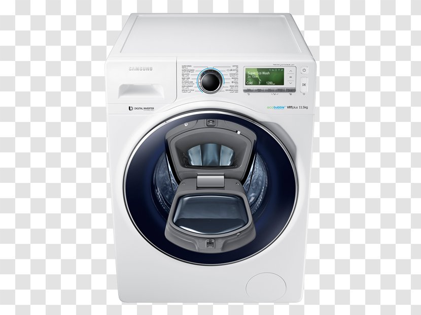 Washing Machines Samsung WW12K8412OX Home Appliance Transparent PNG