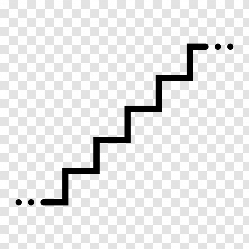 Stairs Symbol - Steps Vector Transparent PNG