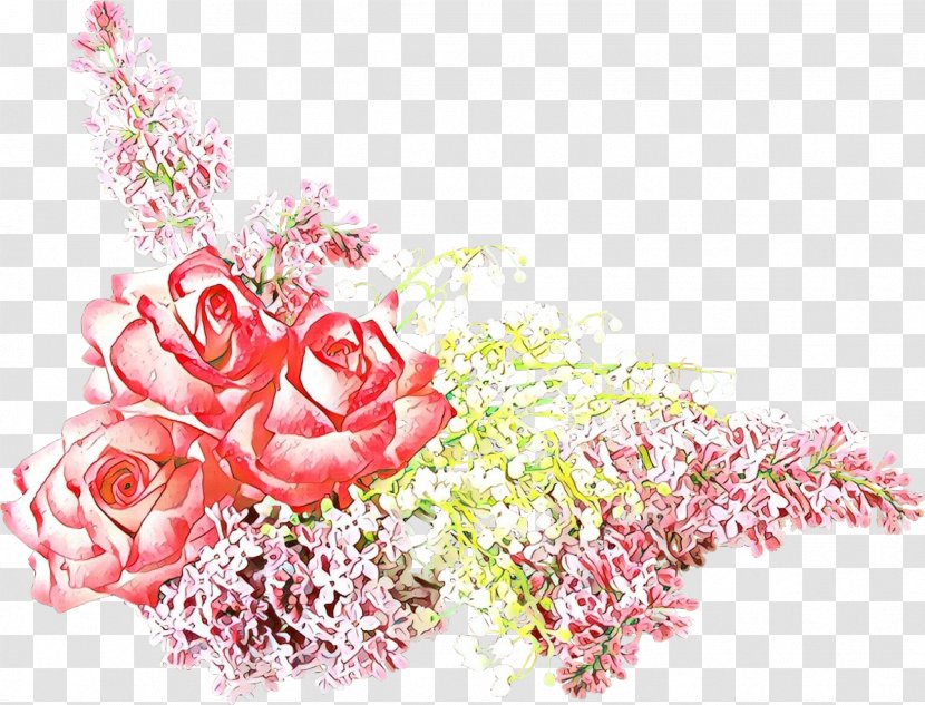 Pink Flowers Background - Flower Arranging - Floristry Transparent PNG