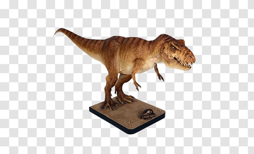 Velociraptor Jurassic Park John Hammond Statue Film - Tyrannosaurus Transparent PNG