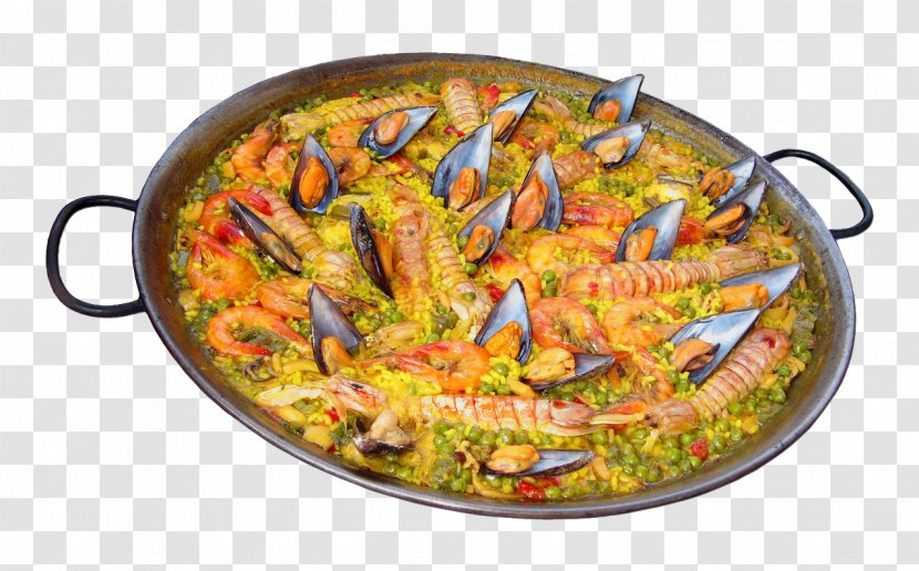 Paella Spanish Cuisine Take-out Tapas Marinara Sauce - Chef Transparent PNG