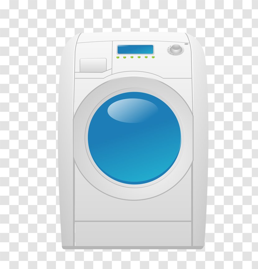 Washing Machine Laundry Clothes Dryer - Purple - Vector Transparent PNG