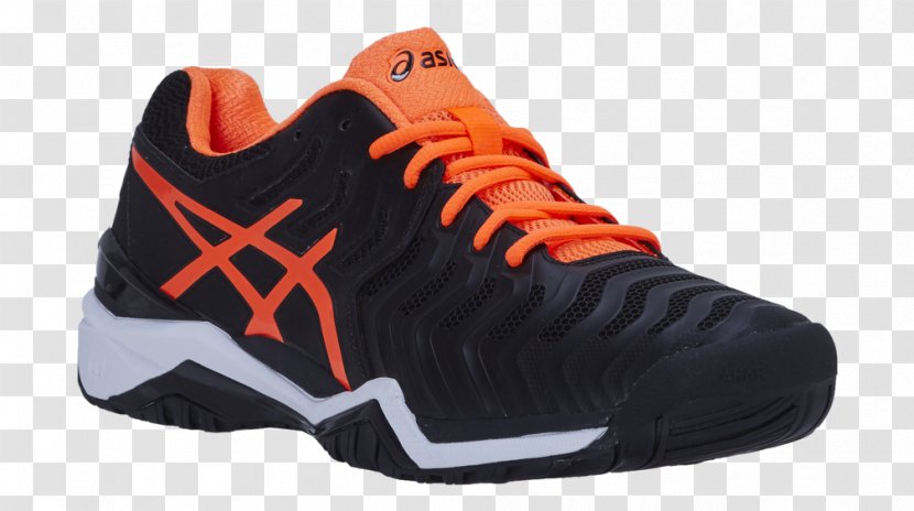 Sports Shoes Asics Gel Resolution 7 Men's Tennis Shoe Nike - Electric Blue - Orange White For Women Transparent PNG