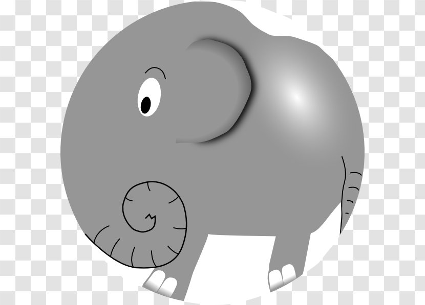 Cartoon Elephant Clip Art - Frame - Cartoons Transparent PNG