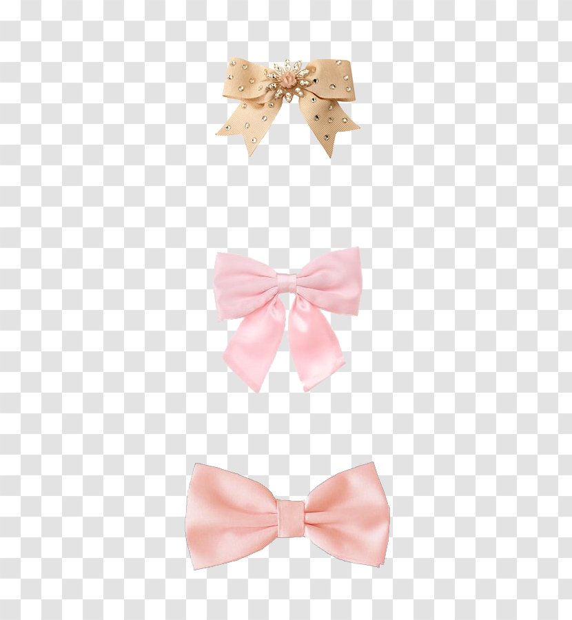 Pink Bow Tie Ribbon Shoelace Knot - Necktie Transparent PNG