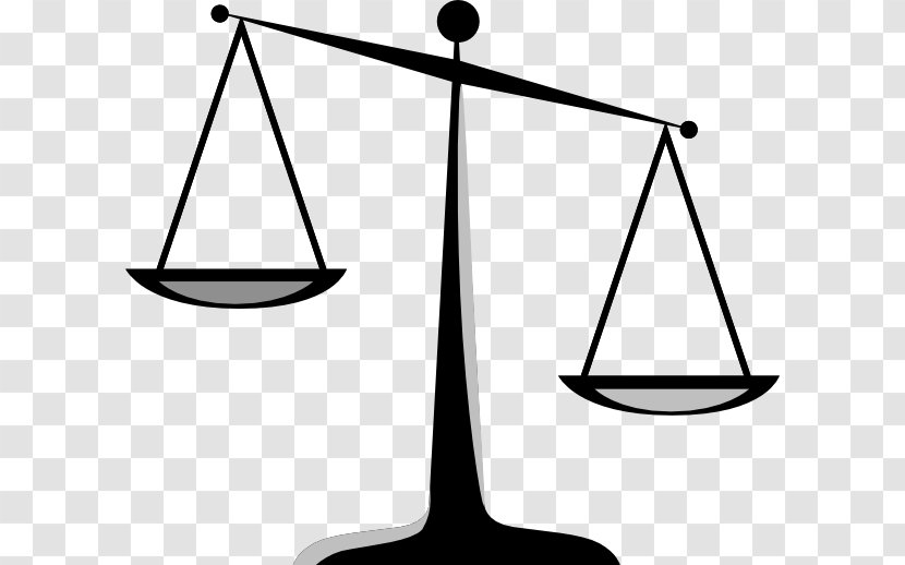 Measuring Scales Lady Justice Balans Clip Art - Drawing Transparent PNG