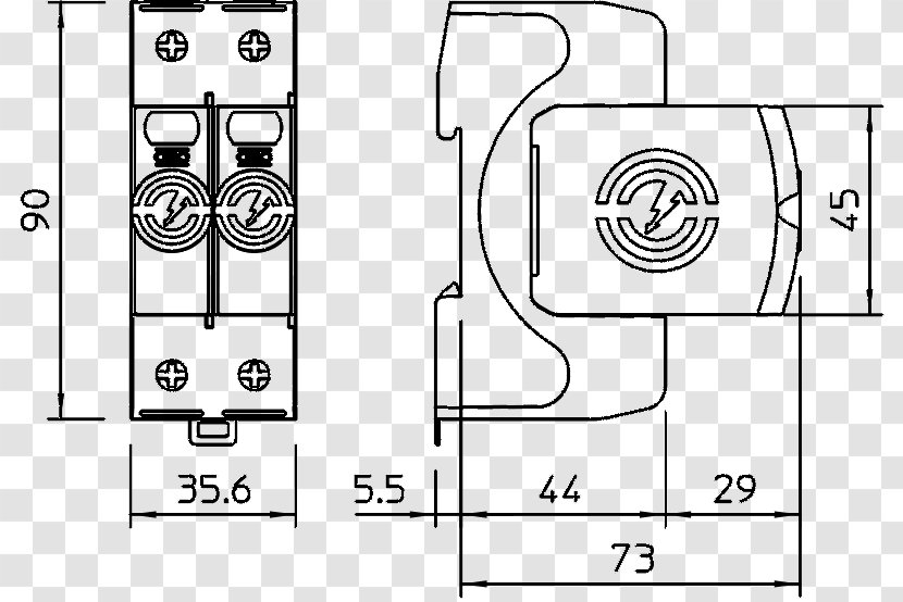 Surge Arrester OBO BETTERMANN Hungary Kft. Lightning Rod Electric Current Protection For Power Supply - Text Transparent PNG