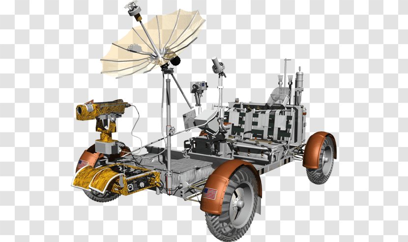 Apollo Program 15 Lunar Rover Roving Vehicle - Space Craft Transparent PNG