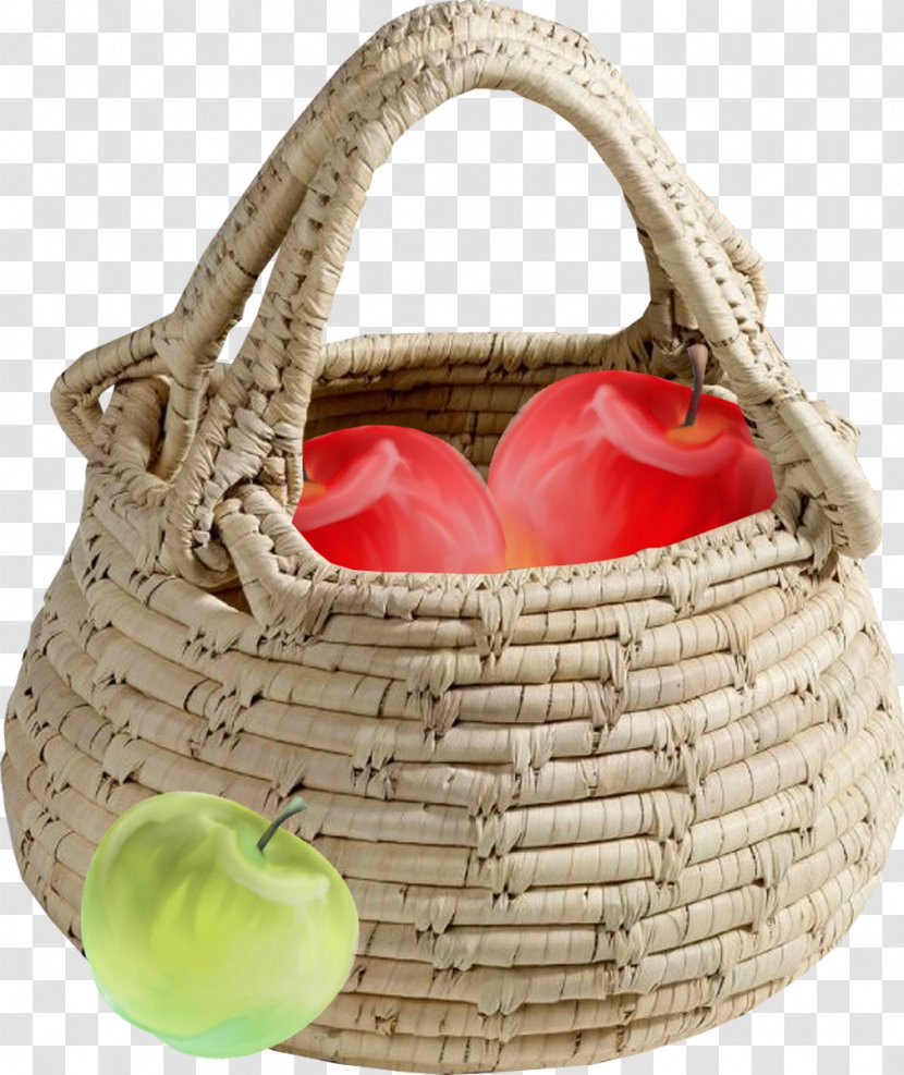 The Basket Of Apples Basketball - Handbag - Filled With Transparent PNG