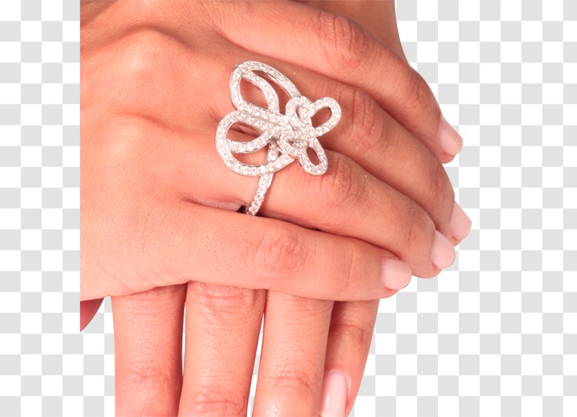 Nail Hand Model Wedding Ring Body Jewellery Thumb - Jewelry Transparent PNG