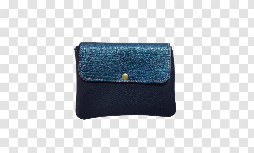 Coin Purse Leather Wallet Handbag Messenger Bags - Blue Transparent PNG