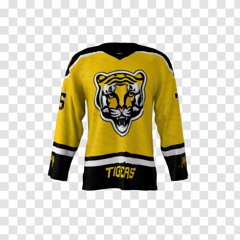 T-shirt Hockey Jersey Detroit Tigers Ice - Uniform - Customs Transparent PNG