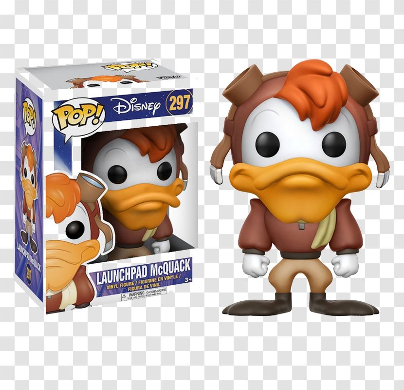 Launchpad McQuack Scrooge McDuck Gosalyn Mallard Darkwing Duck Huey, Dewey And Louie - Designer Toy Transparent PNG