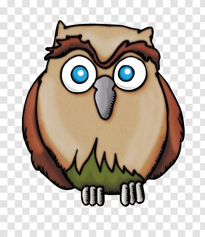 Little Owl Clip Art Image - Bird Of Prey - Casal De Corujas Transparent PNG