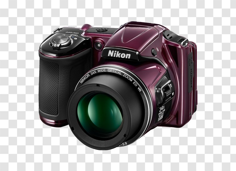 Nikon COOLPIX L830 Point-and-shoot Camera Zoom Lens - Superzoom Transparent PNG