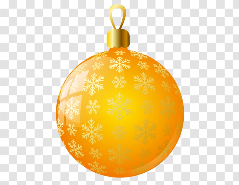 Christmas Ornament Decoration Pumpkin - Orange Transparent PNG