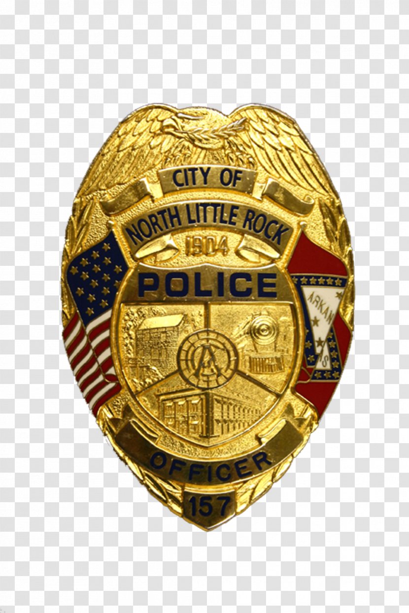 Badge North Little Rock Police Department And Fire - Law Enforcement Transparent PNG
