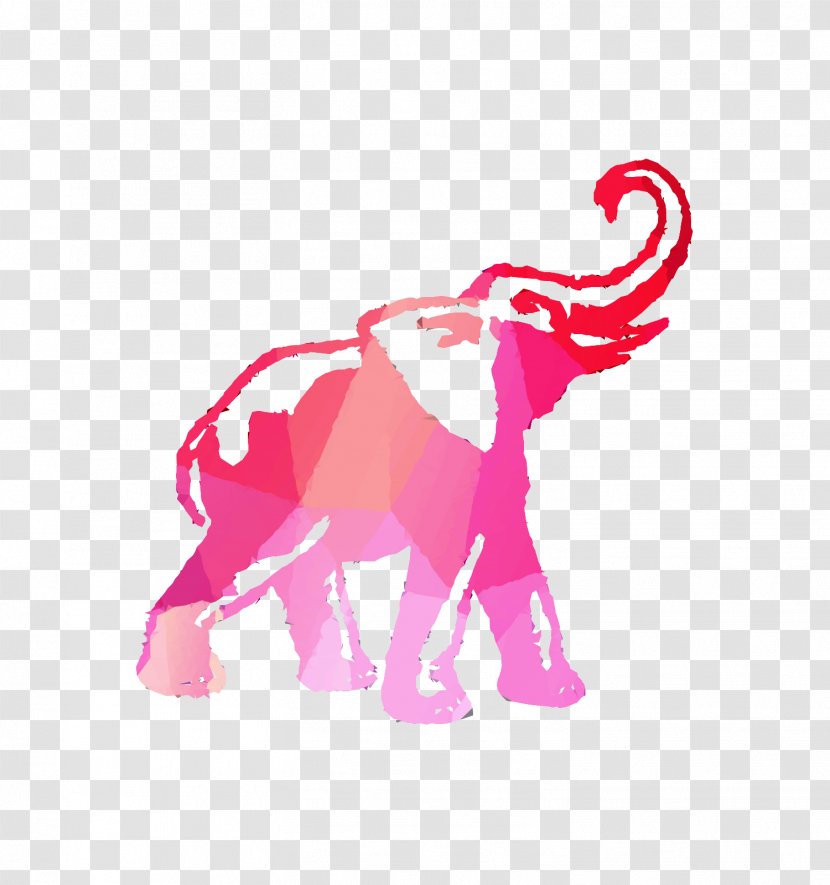 Indian Elephant African Image Photograph Shoe - Clothing - Pink Transparent PNG