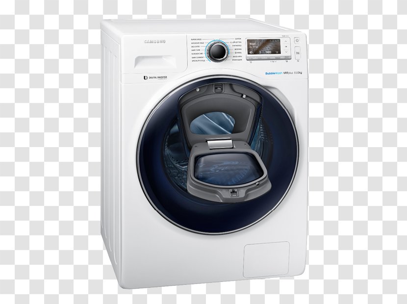 Washing Machines Samsung WW12K8412OX AddWash WF15K6500 Home Appliance - Addwash Wf15k6500 Transparent PNG