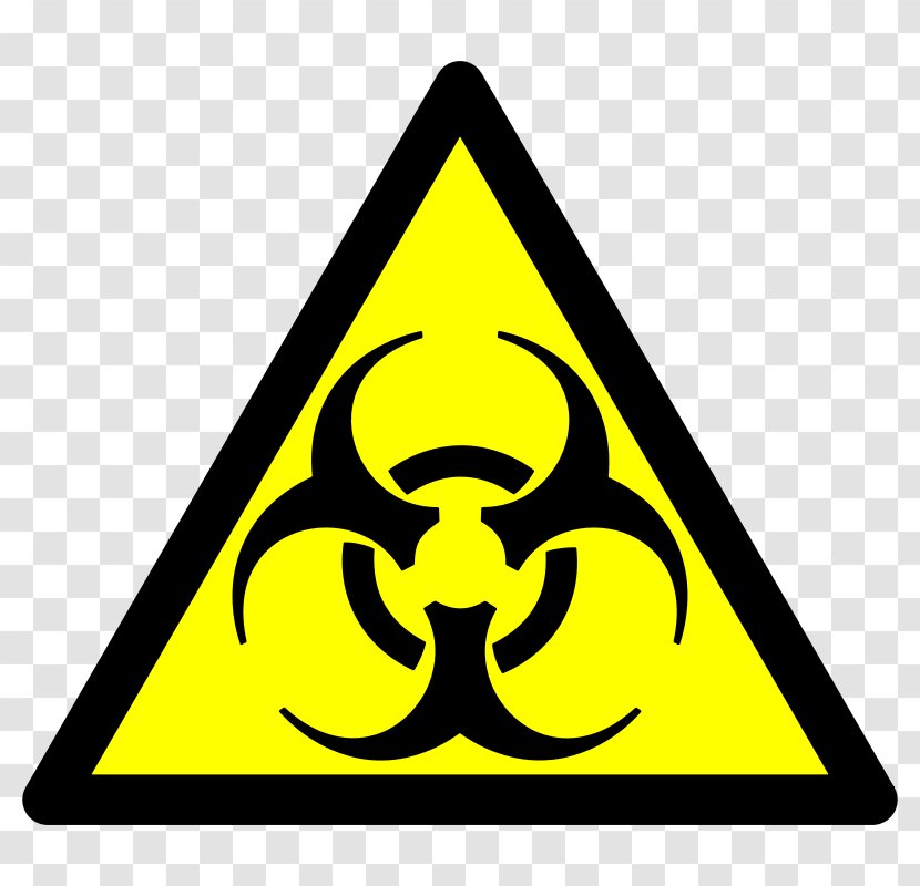 Biological Hazard Symbol Clip Art Vector Graphics - Warning Sign Transparent PNG
