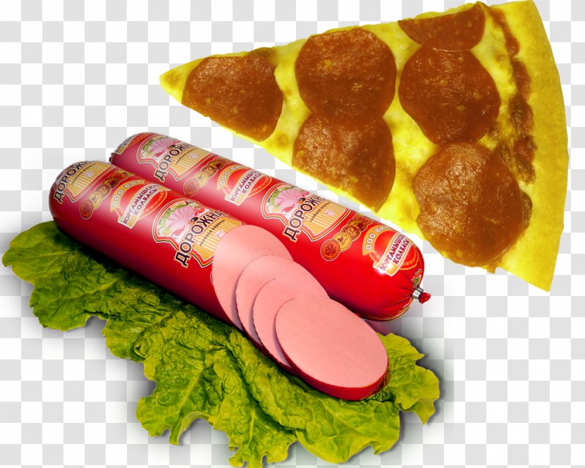 Sausage Salami Bratwurst Ham Meatloaf - Knackwurst - And Lunch Transparent PNG