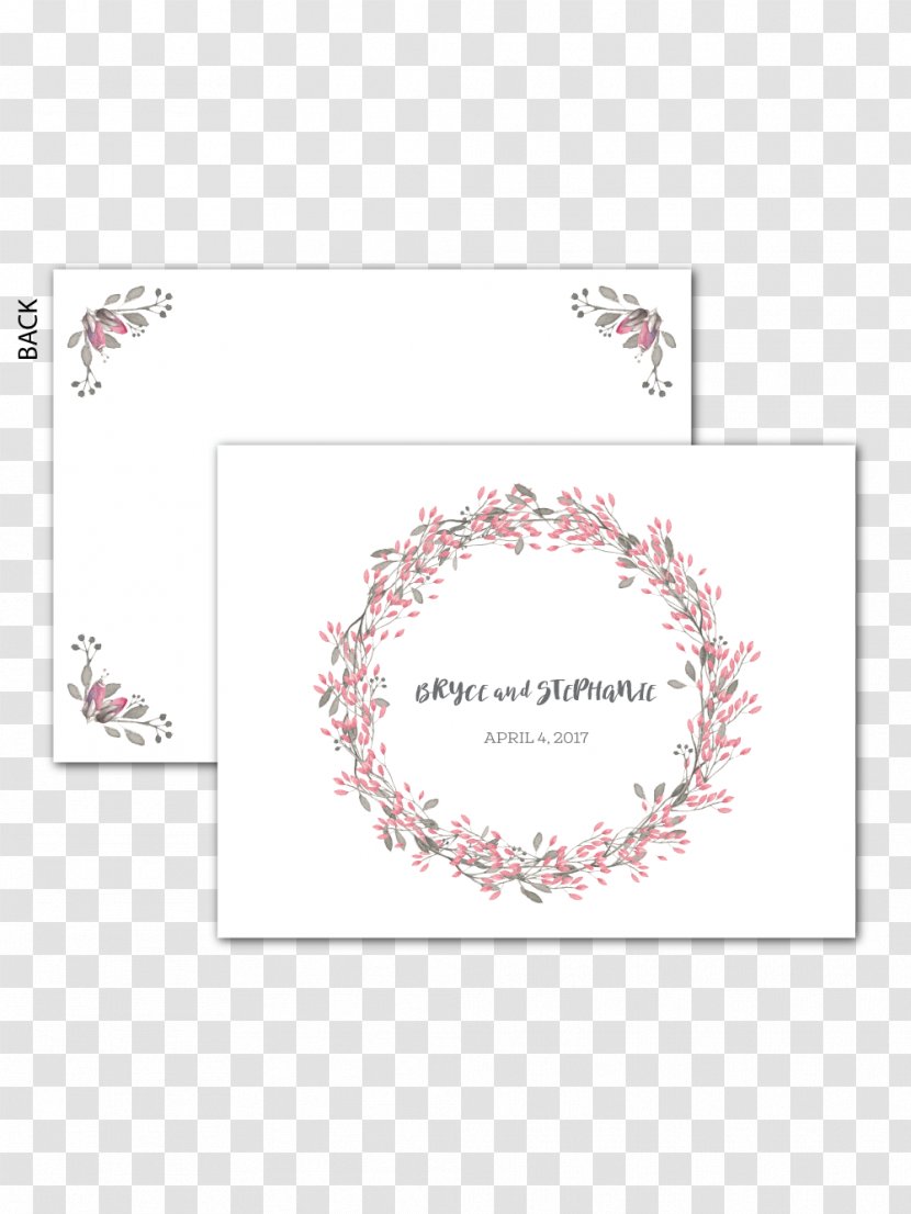 Wedding Invitation Wreath Watercolor Painting - Floral Design - Paper Transparent PNG