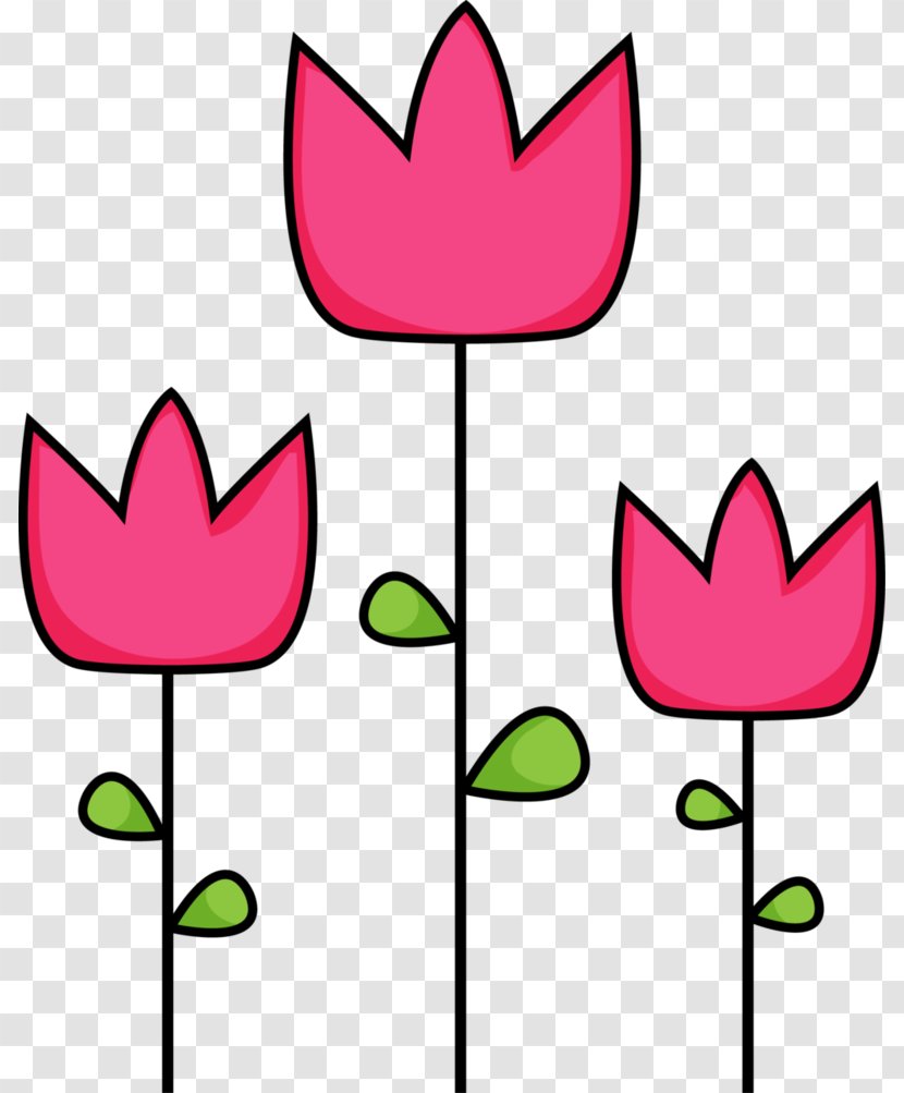 Tulip Flower Free Content Clip Art - Plant Stem - Cliparts Transparent PNG