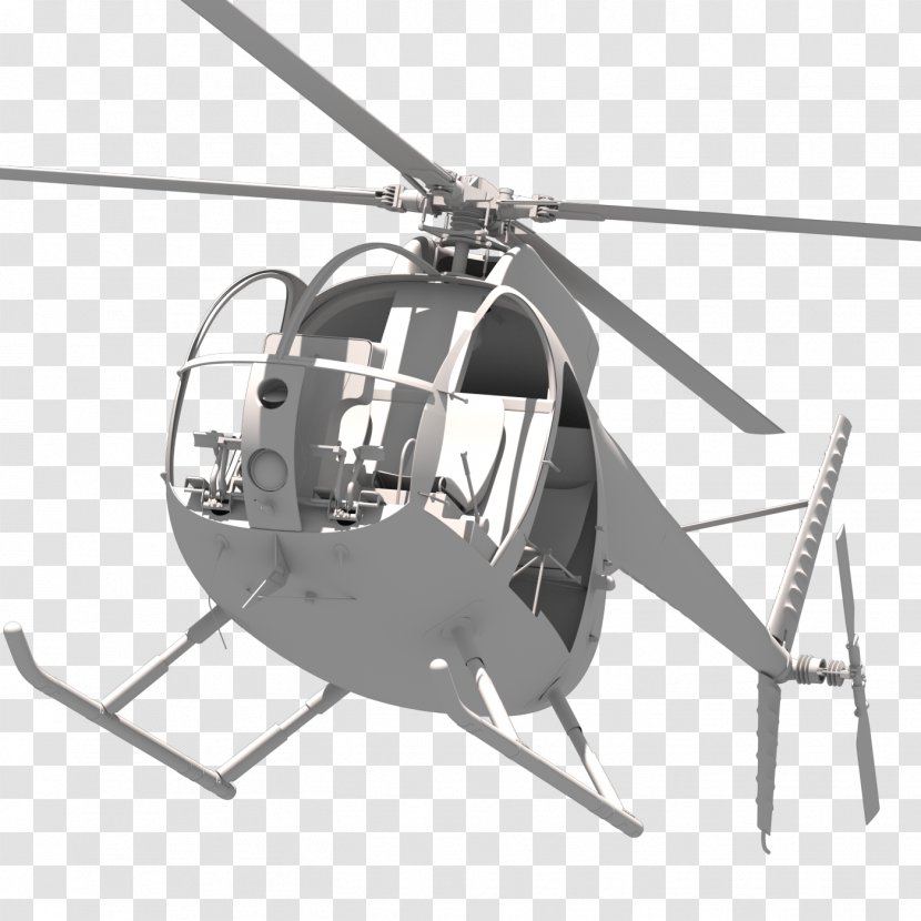 Helicopter Rotor Hughes OH-6 Cayuse Light Observation Military - Vehicle Transparent PNG