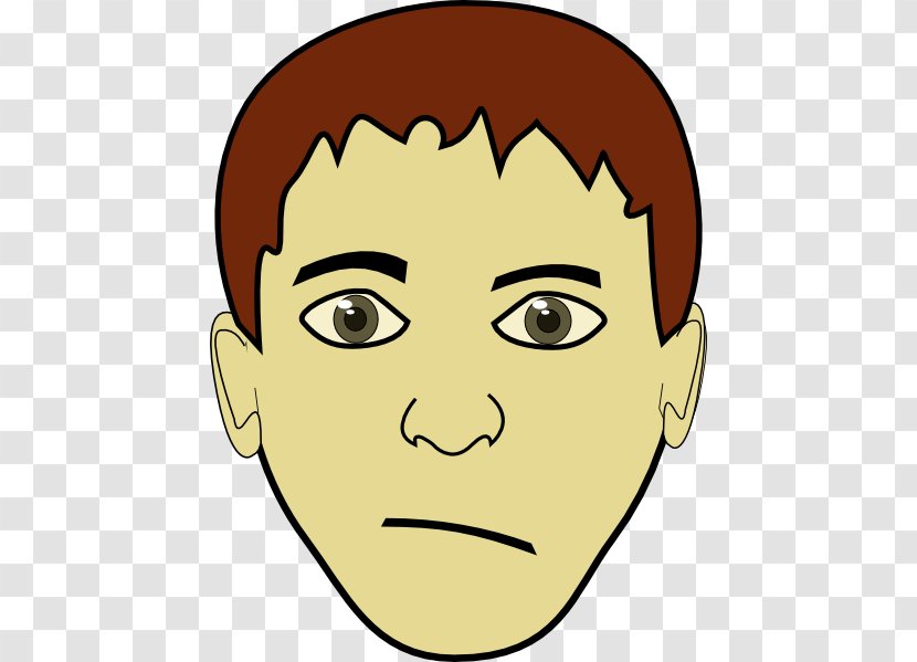 Face Boy Clip Art - Young Cliparts Transparent PNG