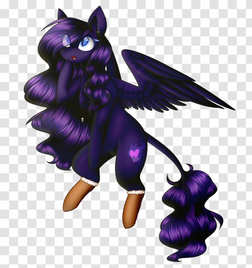 Cartoon Legendary Creature - Purple - Pegasus Transparent PNG
