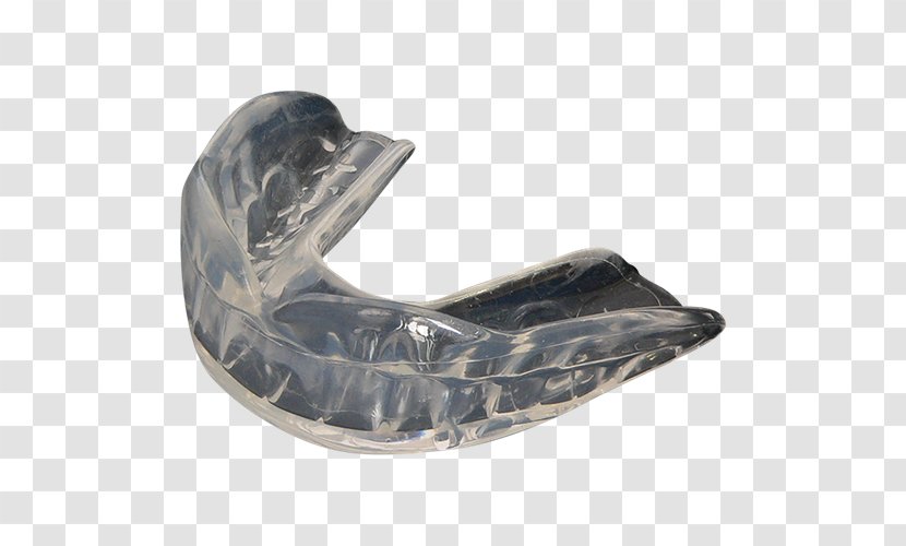 Mouthguard Sport Ice Hockey Rugby - Silver Transparent PNG