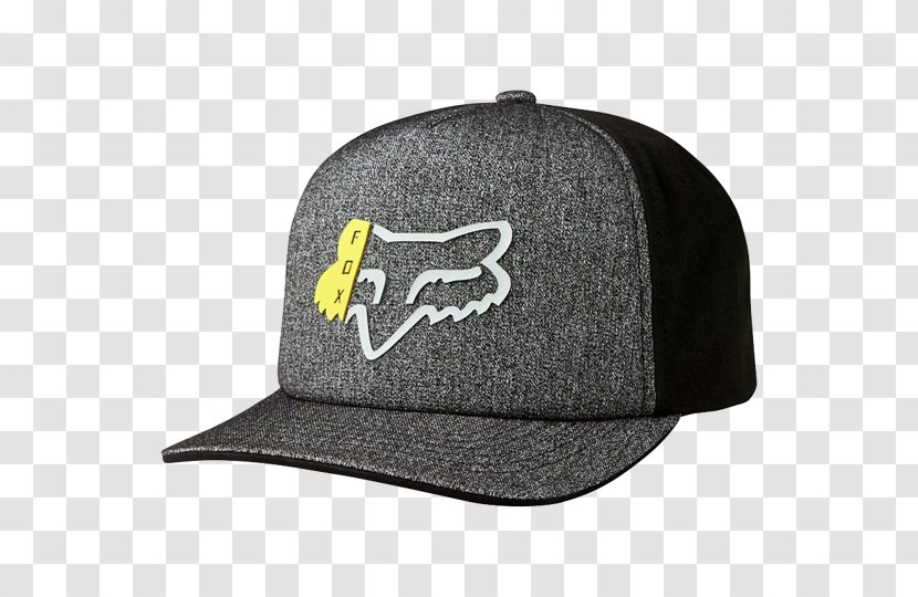 Baseball Cap Fox Racing Fullcap Trucker Hat - Black - Snapback Transparent PNG