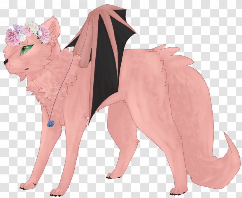 Cat Pig Pink M Tail Snout - Mammal - Unicorn Art Transparent PNG