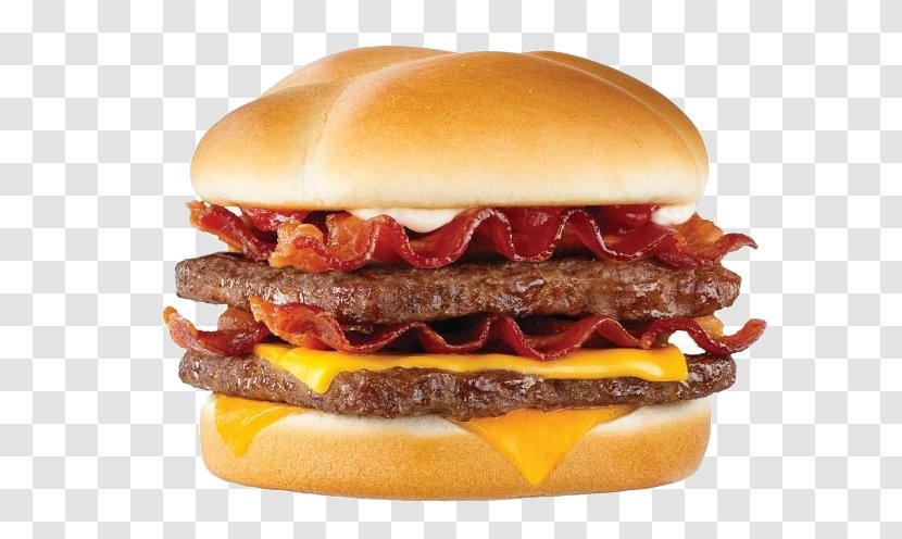 Hamburger Cheeseburger Fast Food Chicken Sandwich Baconator - Burger Meat Transparent PNG