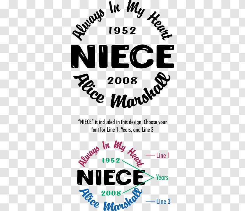 Car Decal Logo Window Brand - Niece And Nephew - Custom Auto Graphics Product Transparent PNG