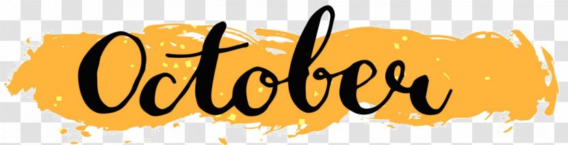 Logo Illustration Font Clip Art Brand - Yellow - October 18 Transparent PNG