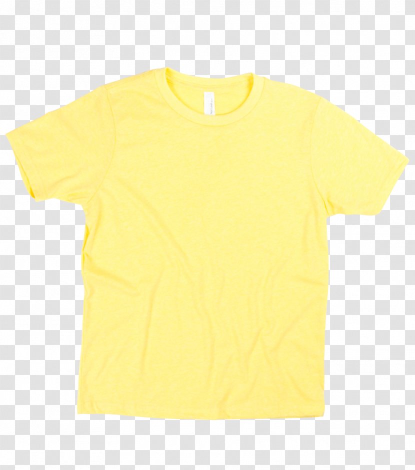 T-shirt Yellow Sleeve Clothing Sweater - Formal Wear - Printed Transparent PNG