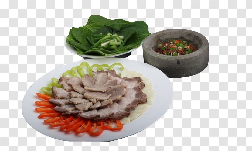 Korean Cuisine Asian Ssam Bun - Vegetable - Meat Transparent PNG