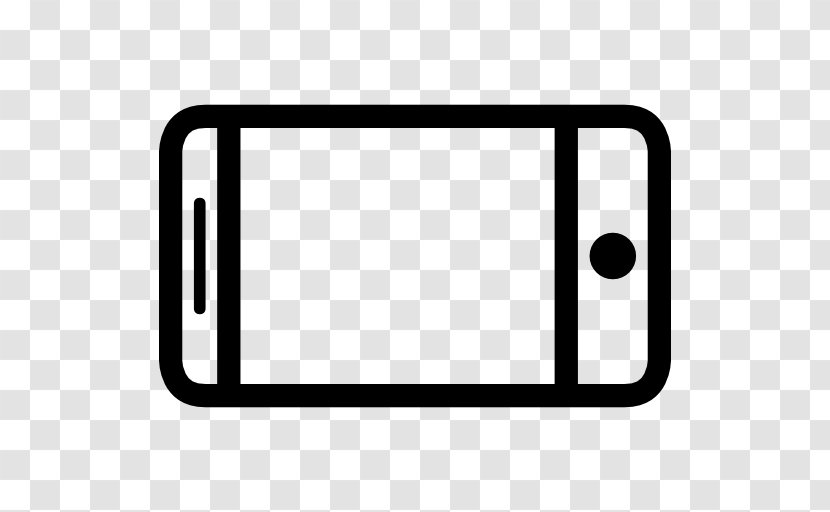 Telephone IPhone Symbol Smartphone - Rectangle - Iphone Transparent PNG