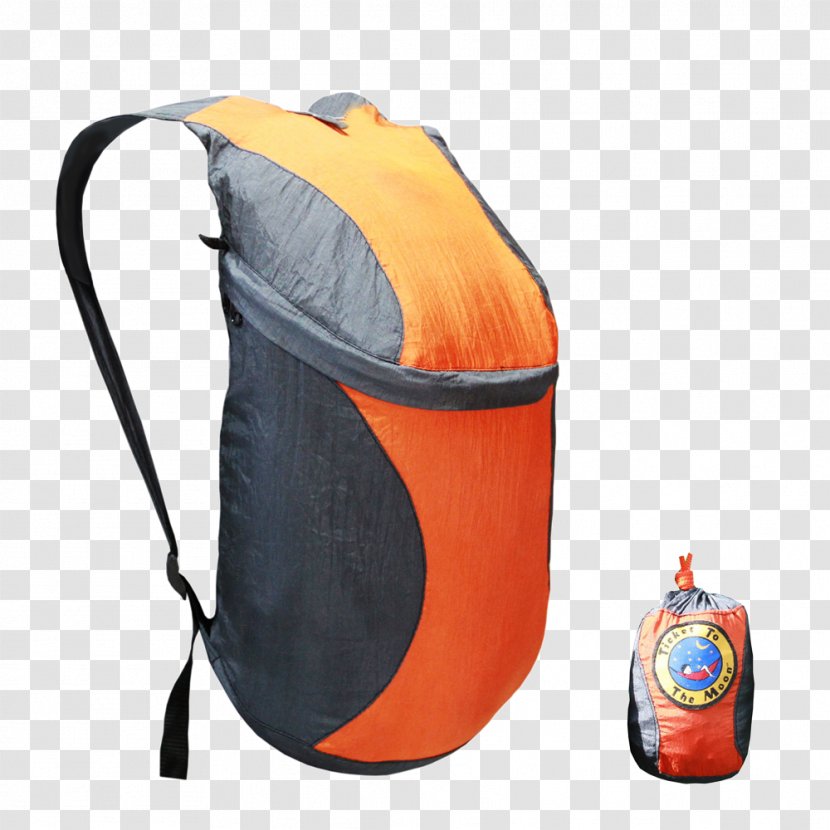 Backpack Towel Hammock Pillow Bag - Couch - Orange Moon Transparent PNG