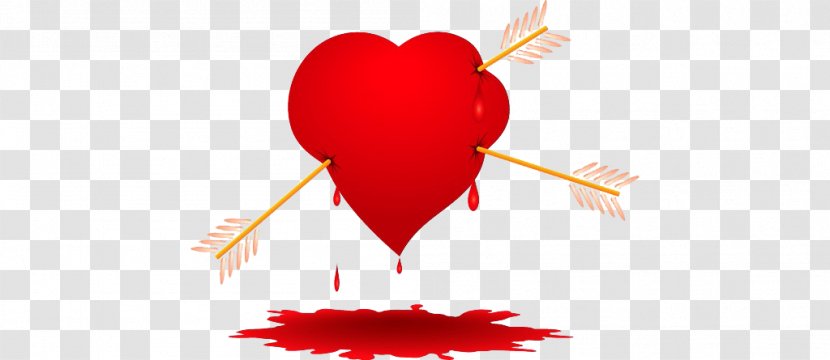 Valentines Day High-definition Television Shou Shang De Xin Illustration - Flower - Wounded Heart Transparent PNG