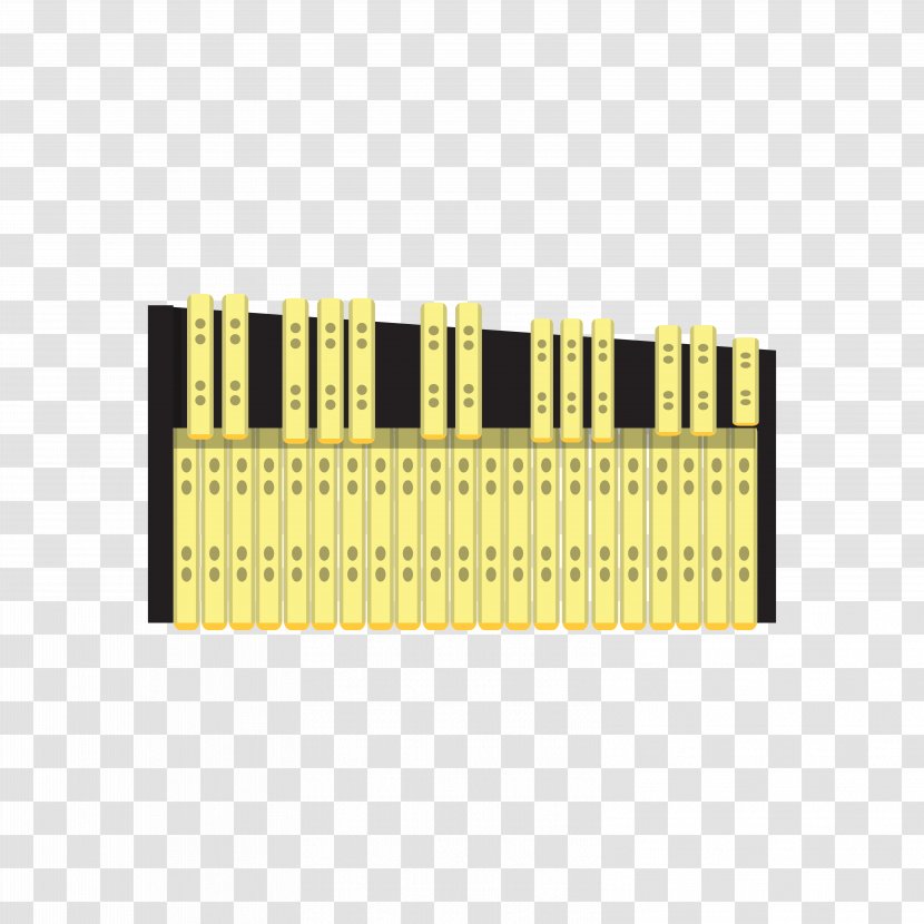 Kulintang Piano Icon - Silhouette - Vector Inside Transparent PNG