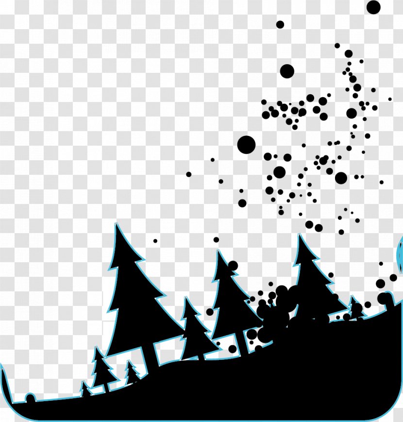 Black And White Euclidean Vector - Jpeg Network Graphics - Forest Transparent PNG