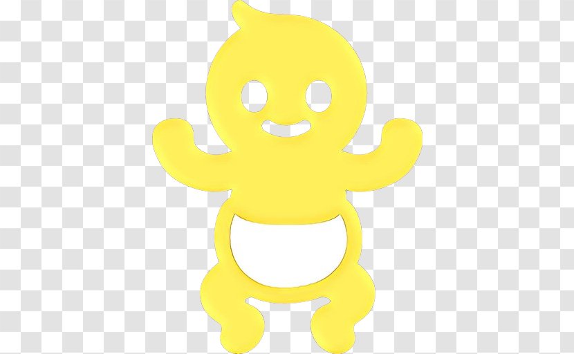 Smiley Yellow Animal Figurine Toy - Sticker Emoticon Transparent PNG