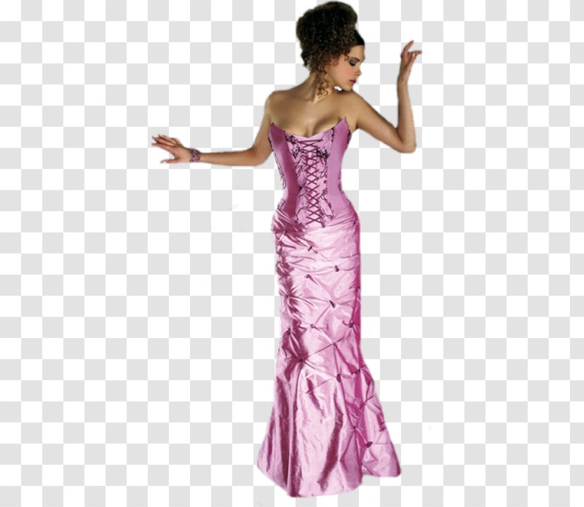 Ball Gown Cocktail Dress Costume - Model Transparent PNG