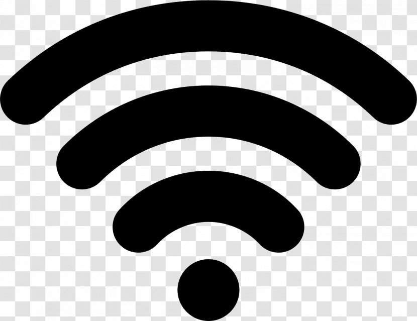 Wi-Fi Internet Symbol - Blackandwhite - Wifi Streamer Transparent PNG