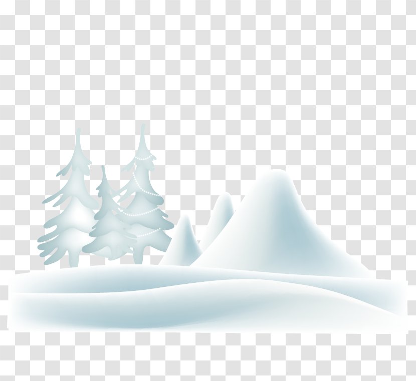 Pattern - Sky - Vector Snowy Mountains Transparent PNG