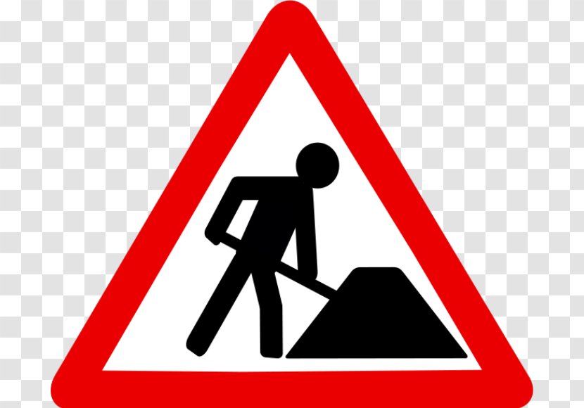 Traffic Sign Warning Road Hazard - Symbol Transparent PNG