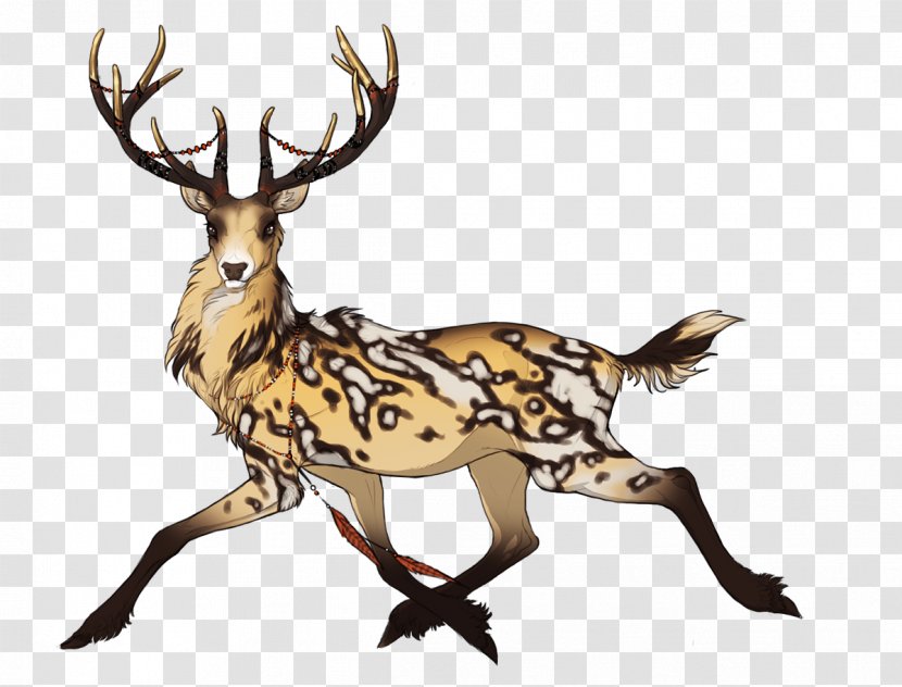 Reindeer Elk Antler Terrestrial Animal Wildlife Transparent PNG